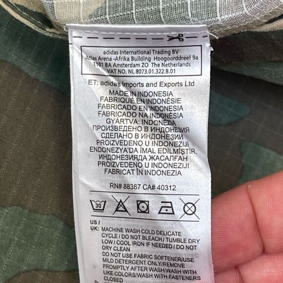 ADIDAS Originals Women’s ED7456 RYV Patch Pocket Camo Skirt Size M - Picture 6 of 10